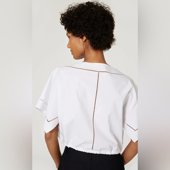 Theory Eyelet Ladder Top Size Small - Picture 9 of 11